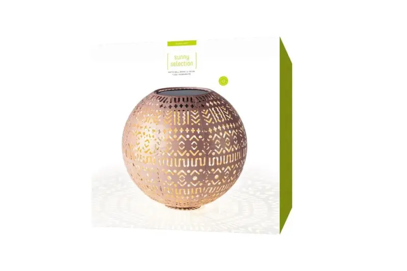 Solarlampe kugelform boho 30cm