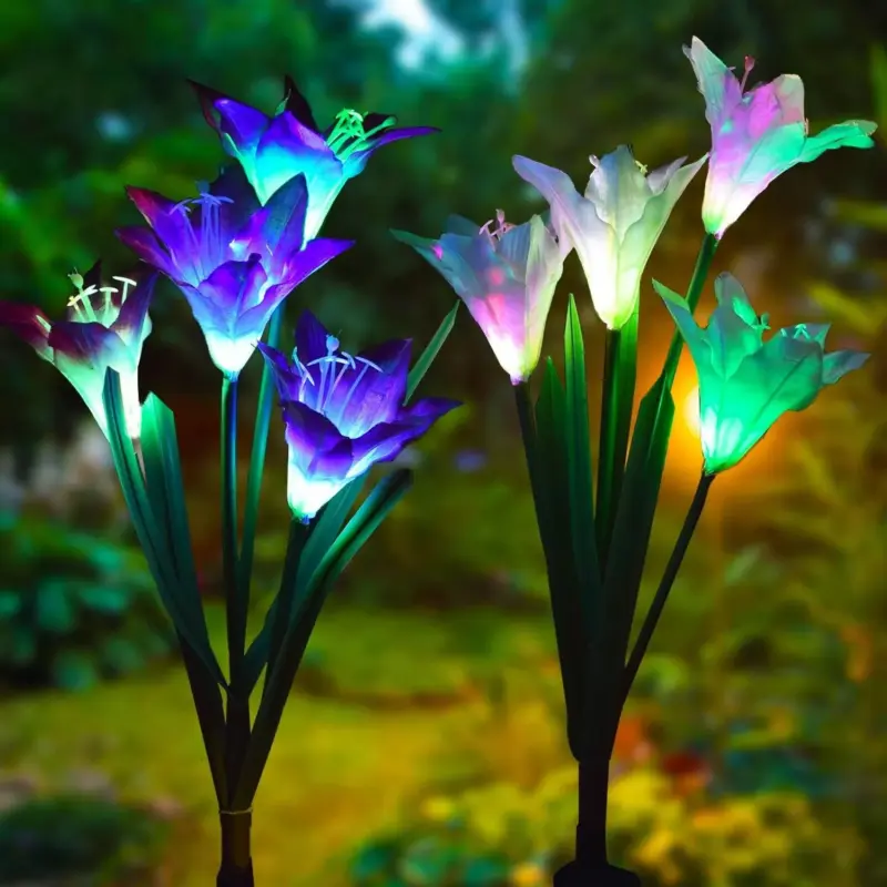 Solarlilygardenstakelights