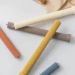 Solid candy coloured aromatherapy candle