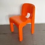 Solid colour cut out dining room chair