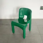 Solid colour cut out dining room chair