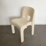 Solid colour cut out dining room chair