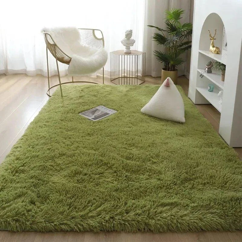 Solid Colour Plush Soft Rug 267134