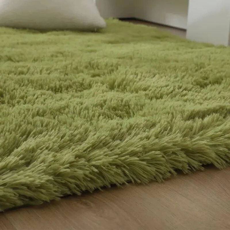 Solid Colour Plush Soft Rug 350239