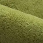 Solid colour plush soft rug