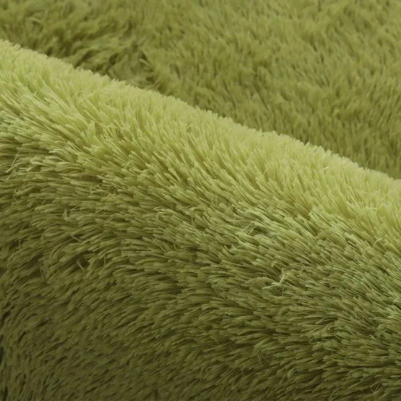 Solid Colour Plush Soft Rug 460353