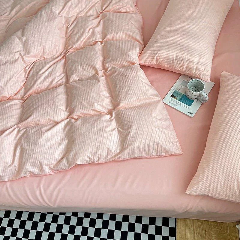 Solid Pastel Colour Bedding Set 862744