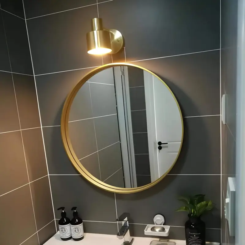Solluxe minimalistische wandleuchte goldenes metall xlumina