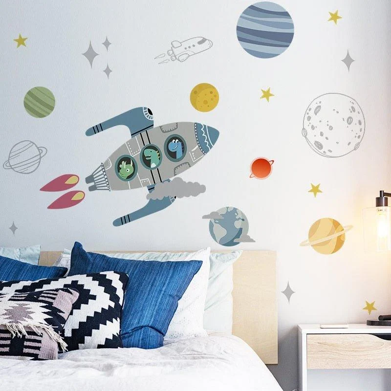 Space Dino Wall Stickerschildrensliving Simply House 735094