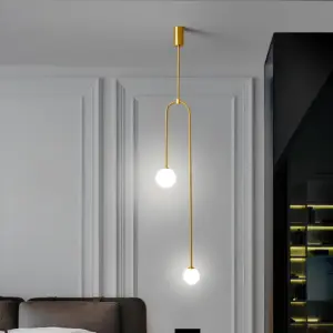 Homeko - Lighting Glass Ball Ceiling Lamps