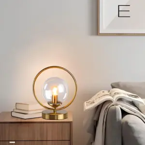 Homeko Sphere - Glass Ball Table Lamp