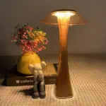 Specialshine tischlampe modern elegant design led lampe schwarz gold xlumina