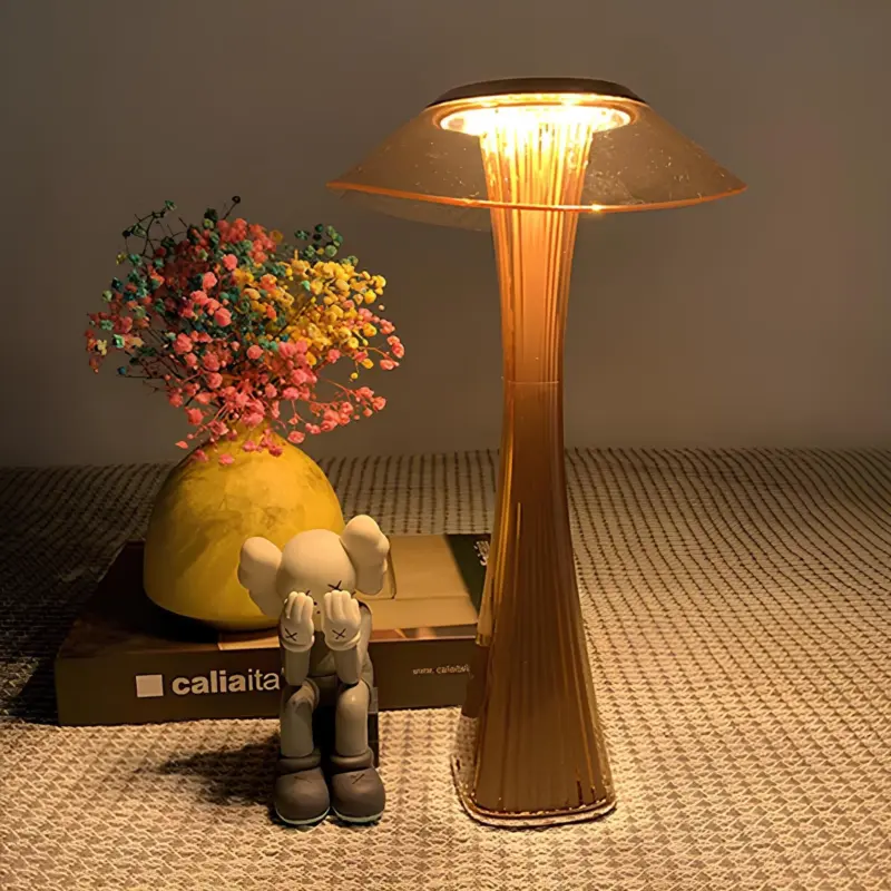 Specialshine tischlampe modern elegant design led lampe schwarz gold xlumina