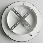 Spectrumluxe runde Deckenlampen led modern aluminium warmweiss schwarz weiss xlumina