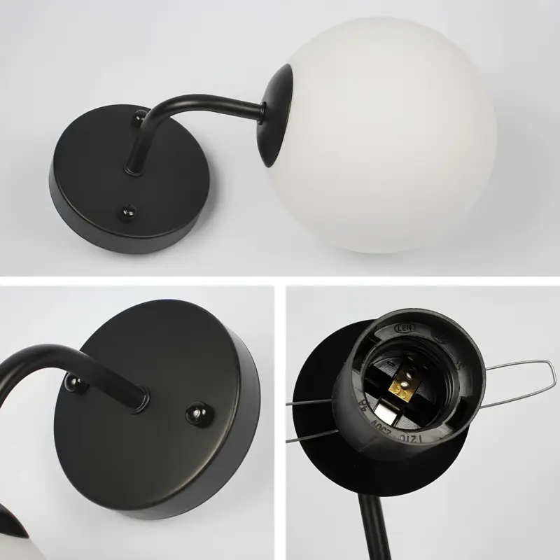 Sphereshine wandleuchte moderne led lichtquelle elegantes minimalistisches design xlumina