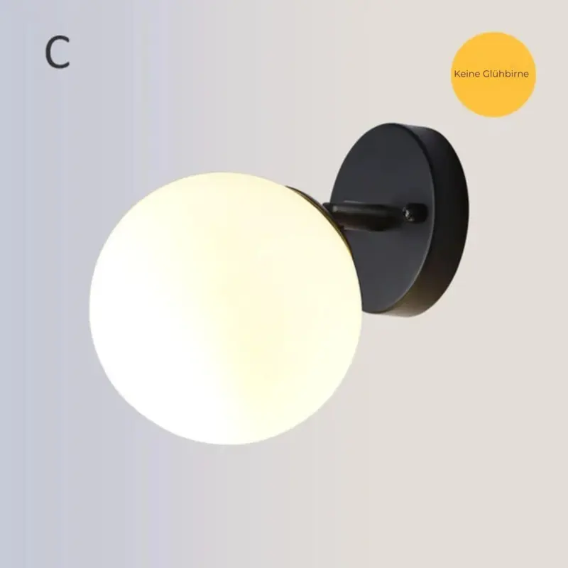Sphereshine wandleuchte moderne led lichtquelle elegantes minimalistisches design xlumina