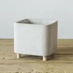 Square concrete planterplantersliving simply house
