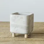 Square concrete planterplantersliving simply house