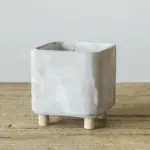 Square concrete planterplantersliving simply house