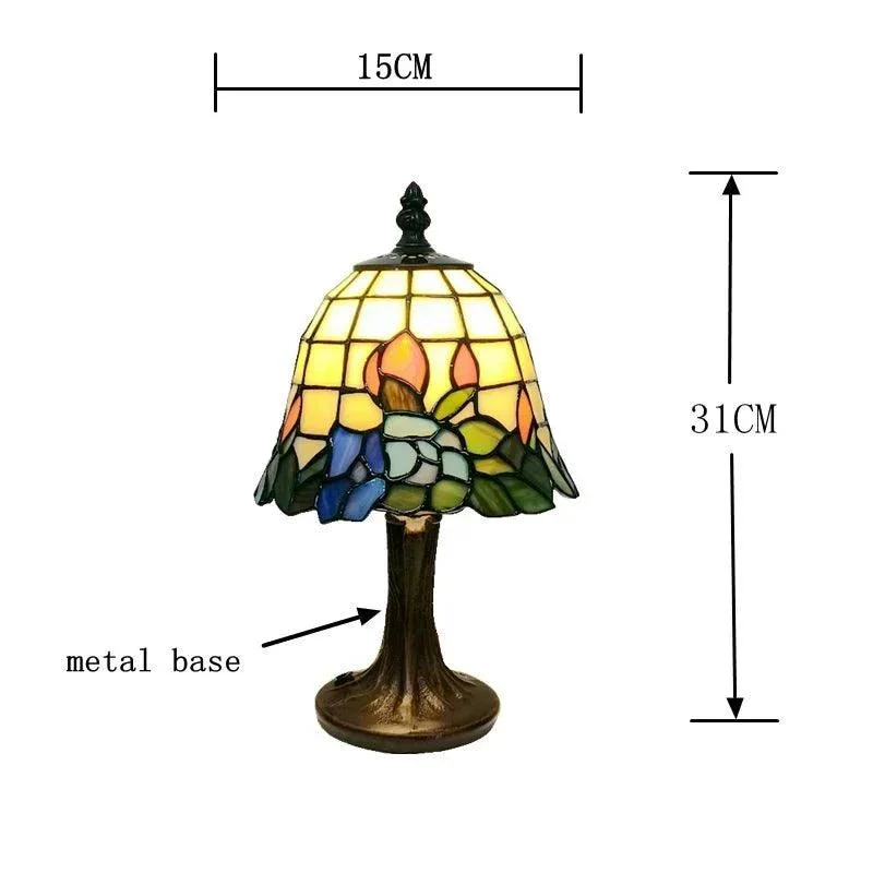 Stained Glass Orchid Table Lamp 482537