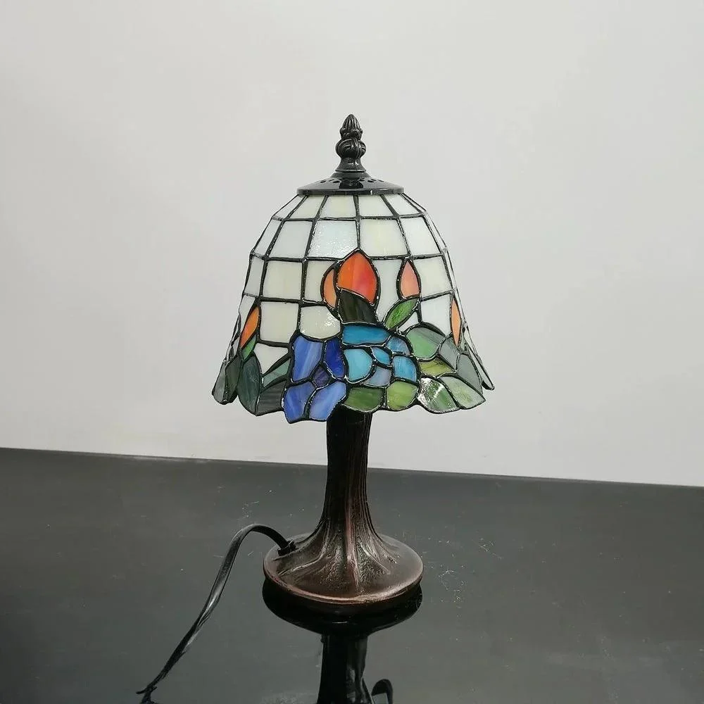 Stained Glass Orchid Table Lamp 596255