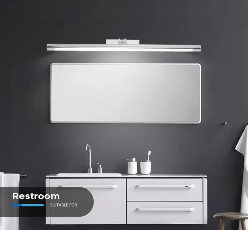 Stainless steel led wall mounted mirror light 8w 12w