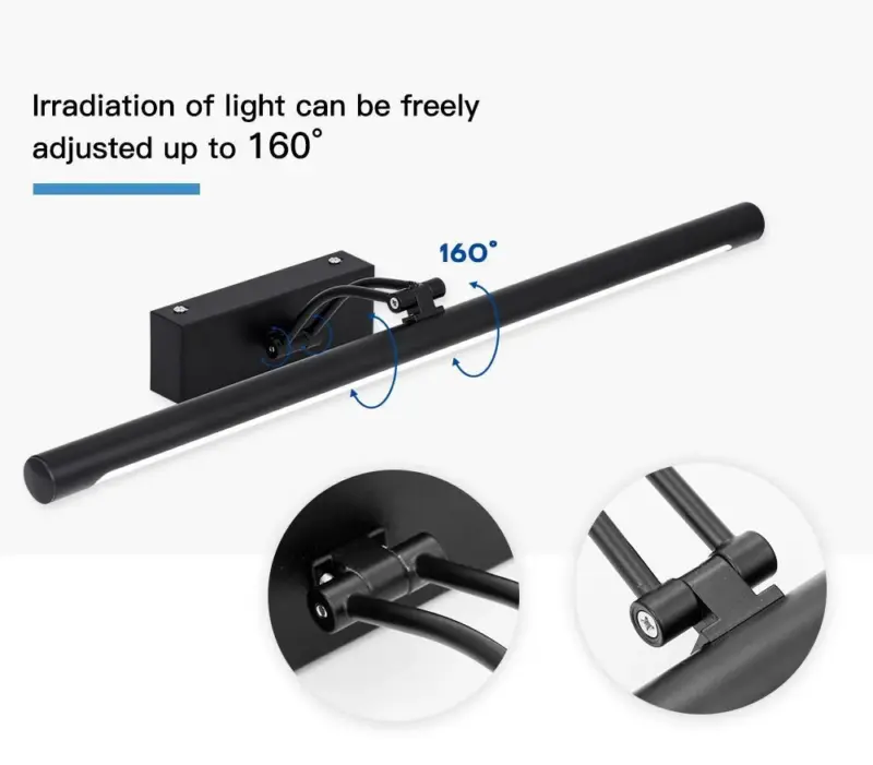 Stainless steel led wall mounted mirror light 8w 12w
