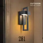 Stainless steel outdoor wall garden ip65 waterproof patio light