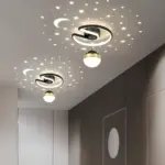 Stellaraura led deckenleuchte modern design dimmbar schwarz weiss gold xlumina