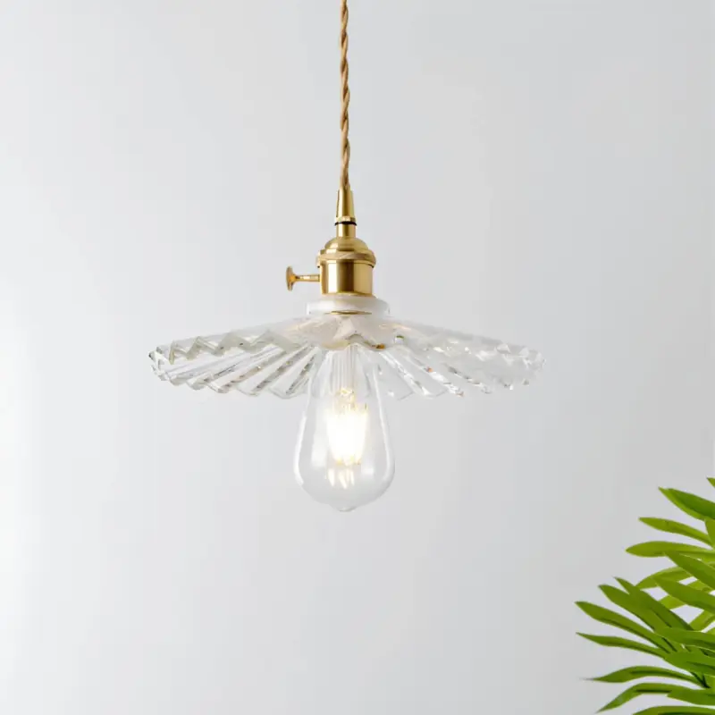 Stilvolle glaspendelleuchte elegante haengelampe restaurant 40cm e27 xlumina