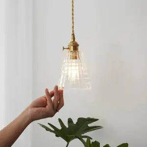 Homeko Glass Pendant Light - Hanging Lamp for Restaurants