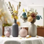 Stone cuba vases set mademoiselle home decor and furniture store