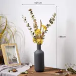 Stone cuba vases set mademoiselle home decor and furniture store