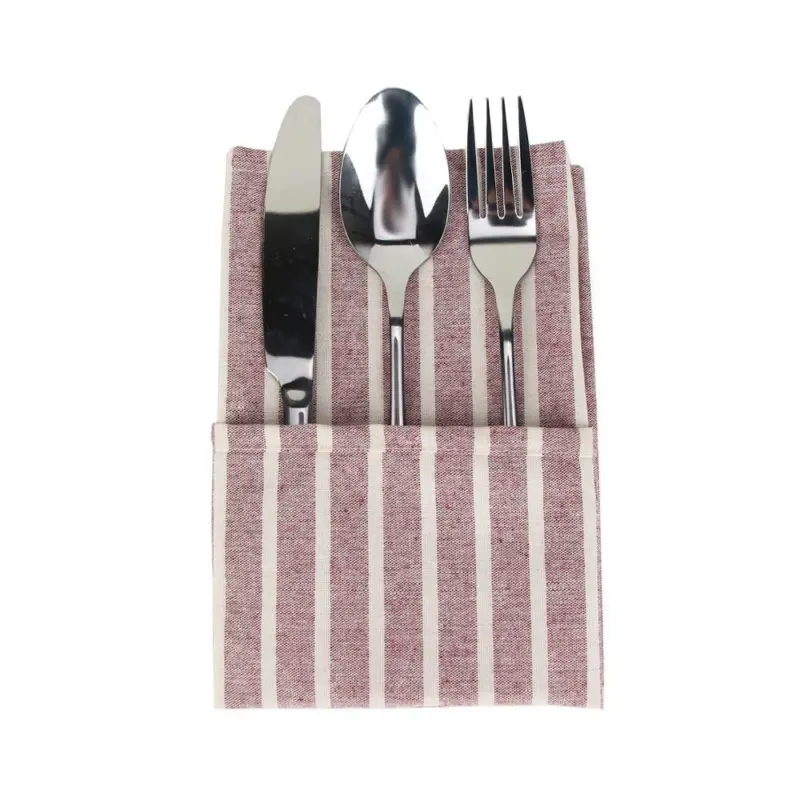 Striped cloth napkins 12pk
