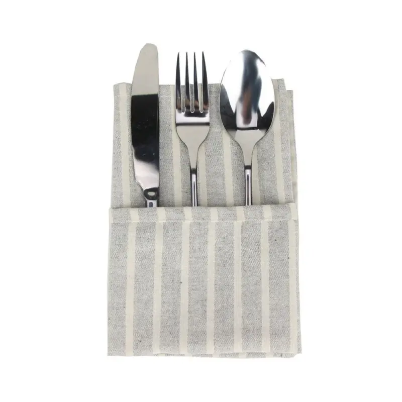Striped cloth napkins 12pk