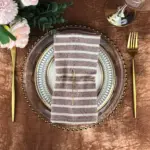 Striped cloth napkins 12pk