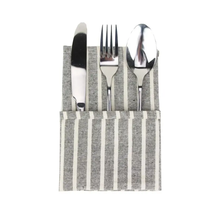 Striped cloth napkins 12pk