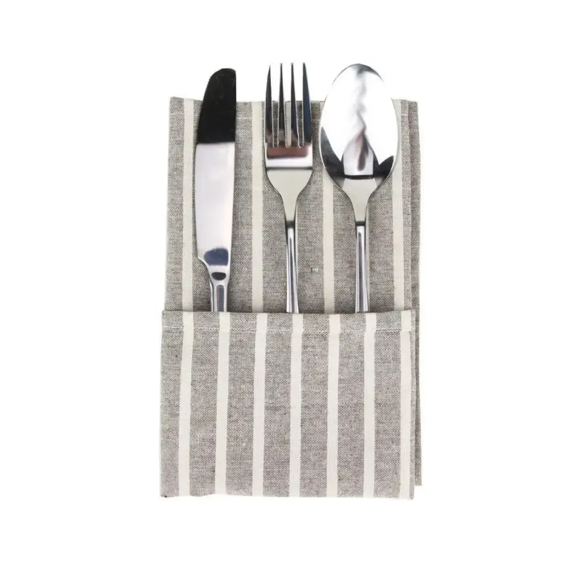 Striped cloth napkins 12pk