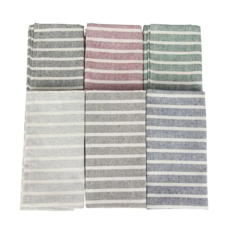 Striped cloth napkins 12pk