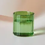 Striped glass cups