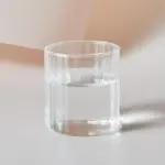 Striped glass cups