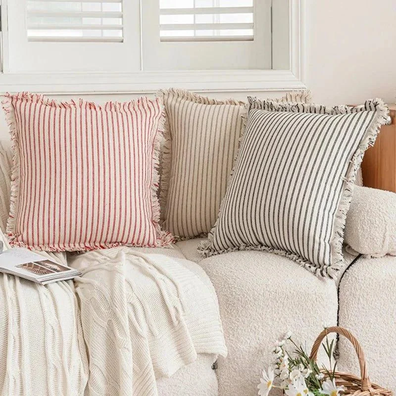 Striped Jacquard Cushion Cover 130980