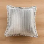 Striped jacquard cushion cover