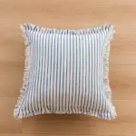 Striped jacquard cushion cover