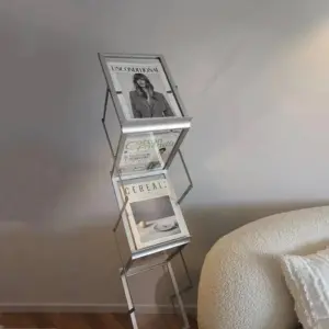 Sturdy Foldable Aluminium Book Shelf