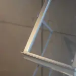 Sturdy foldable aluminium book shelf
