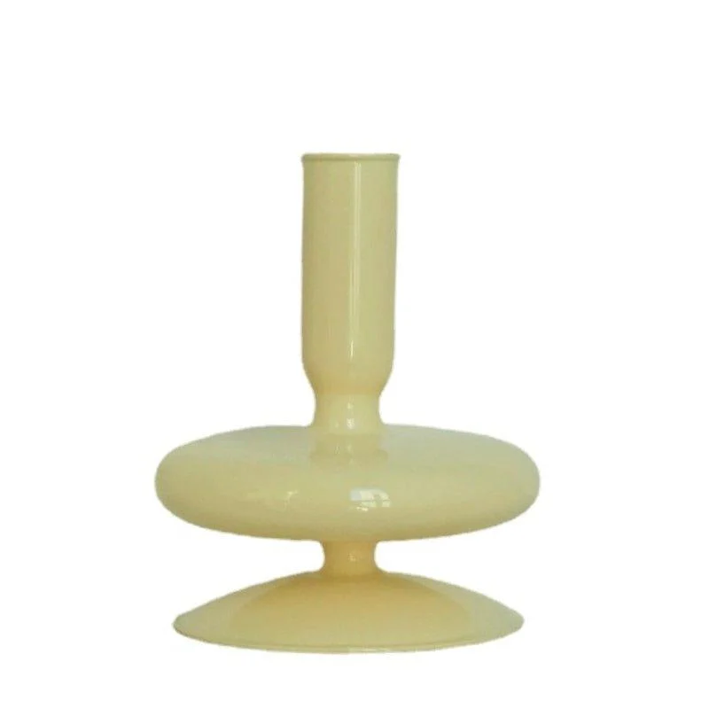 Stylish Ivory Coloured Candle Holders 518268