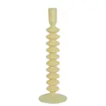 Stylish ivory coloured candle holders