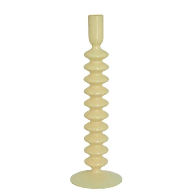 Stylish Ivory Coloured Candle Holders 735424