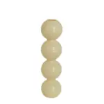 Stylish ivory coloured candle holders